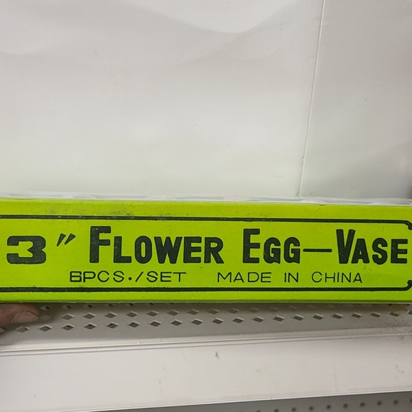 6 Vintage Handpainted ceramic floral eggs with - Picture 8 of 8